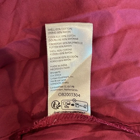 Free People Floral Peasant Dress with Handkerchief Hem - Picture 4 of 4